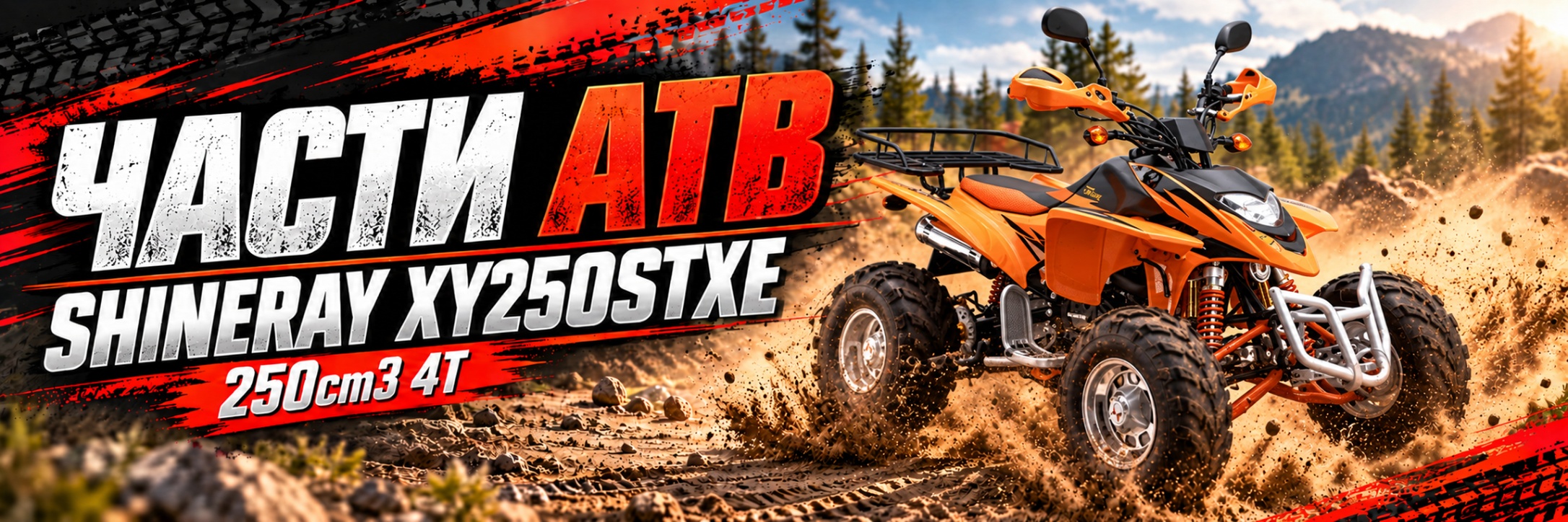 Части АТВ Shineray XY250STXE